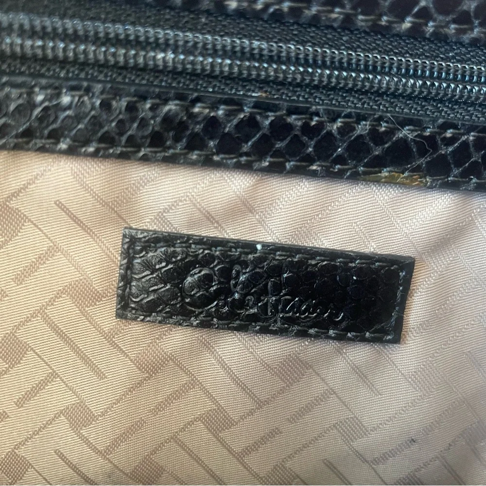 Cole Haan Black Textured Clutch